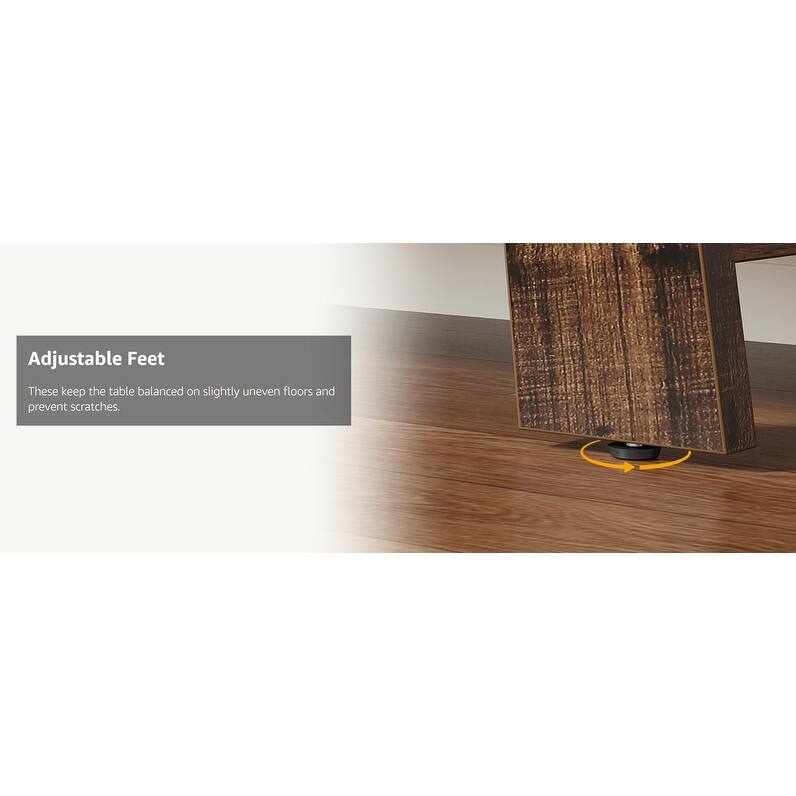 41" Wood 2-Tier Small Console Table Behind Couch with Storage