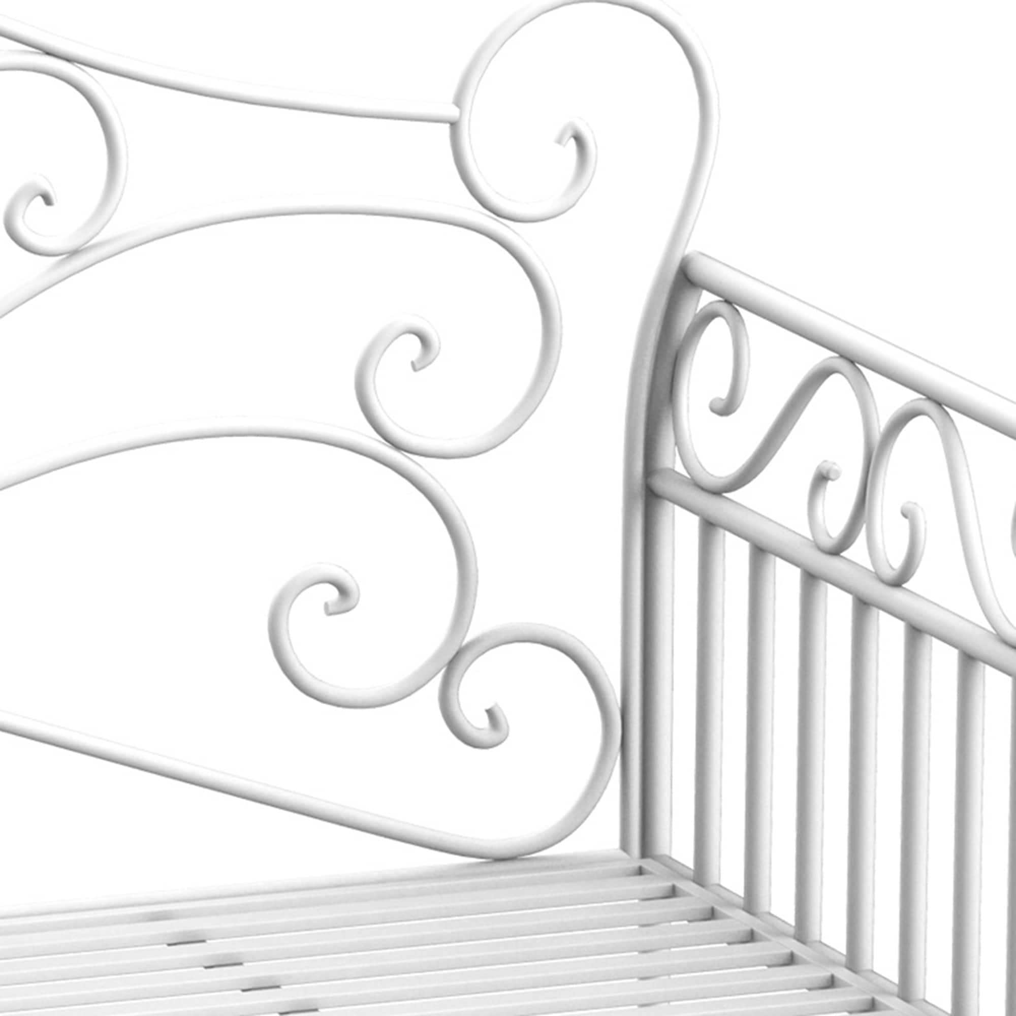 Garden Bench With Armrests For Outdoor Patio And Poolside Seating