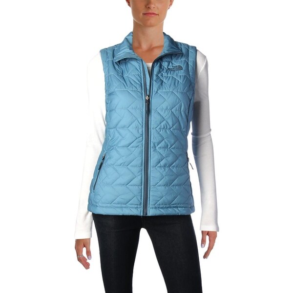 north face quilted vest