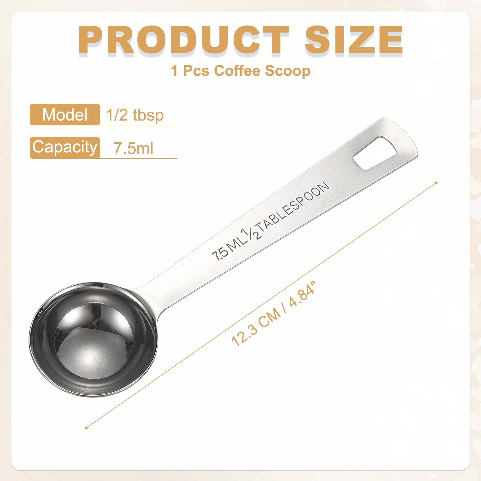 ml Tablespoon Measuring Spoon, Tbsp Measuring Spoon Stainless Steel - Silver