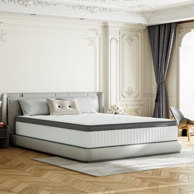 SweDrea 10'' Medium Hybrid Gel Memory Foam Mattress In a Box