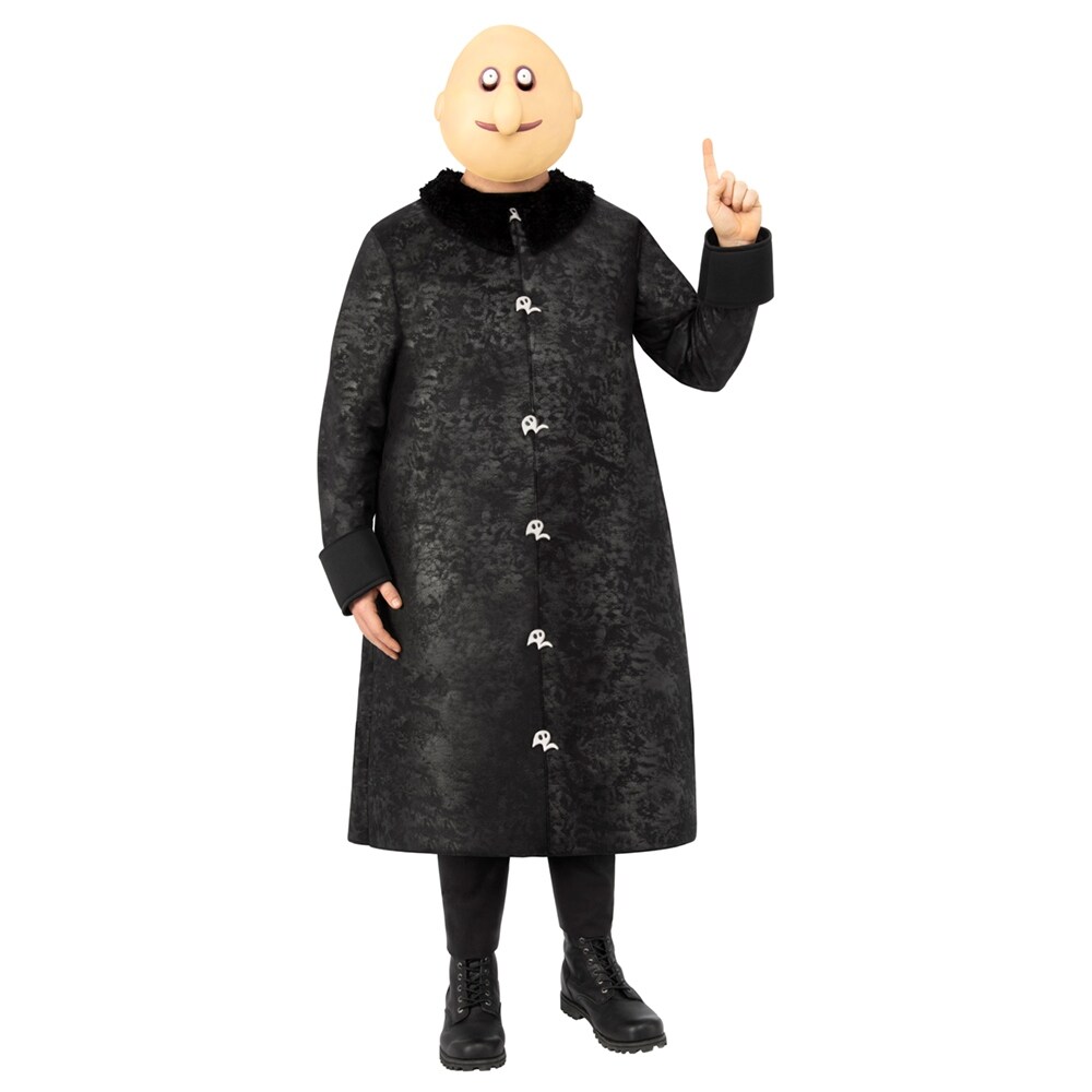 Shop Adult Uncle Fester Addams Family Halloween Costume Overstock 29621981 Standard 42 46 Chest