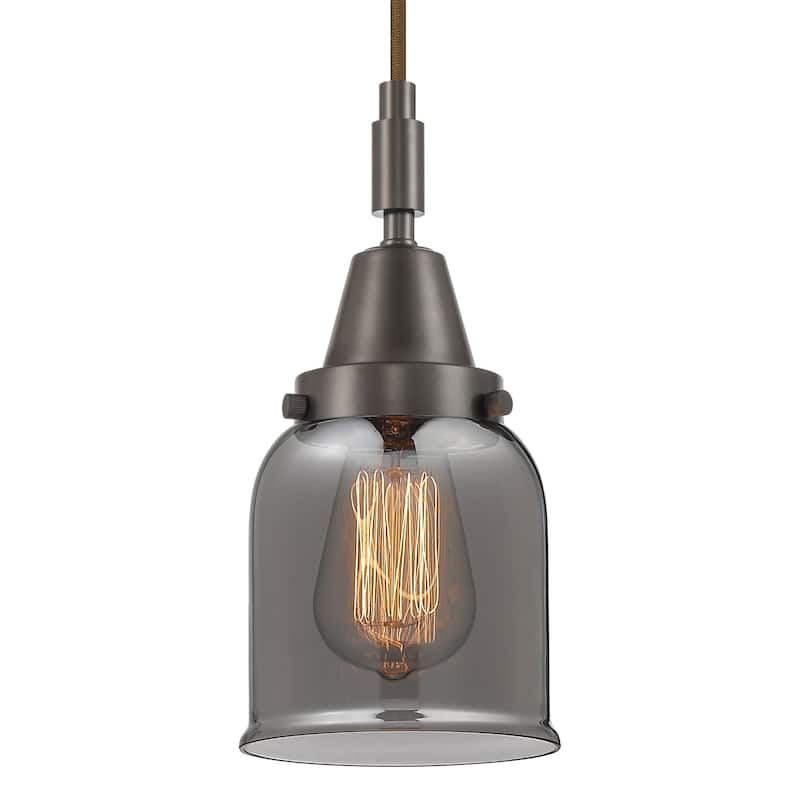 Innovations Lighting 447-1P-G53 Bell 5" Wide Mini Pendant with Light - Oil Rubbed Bronze