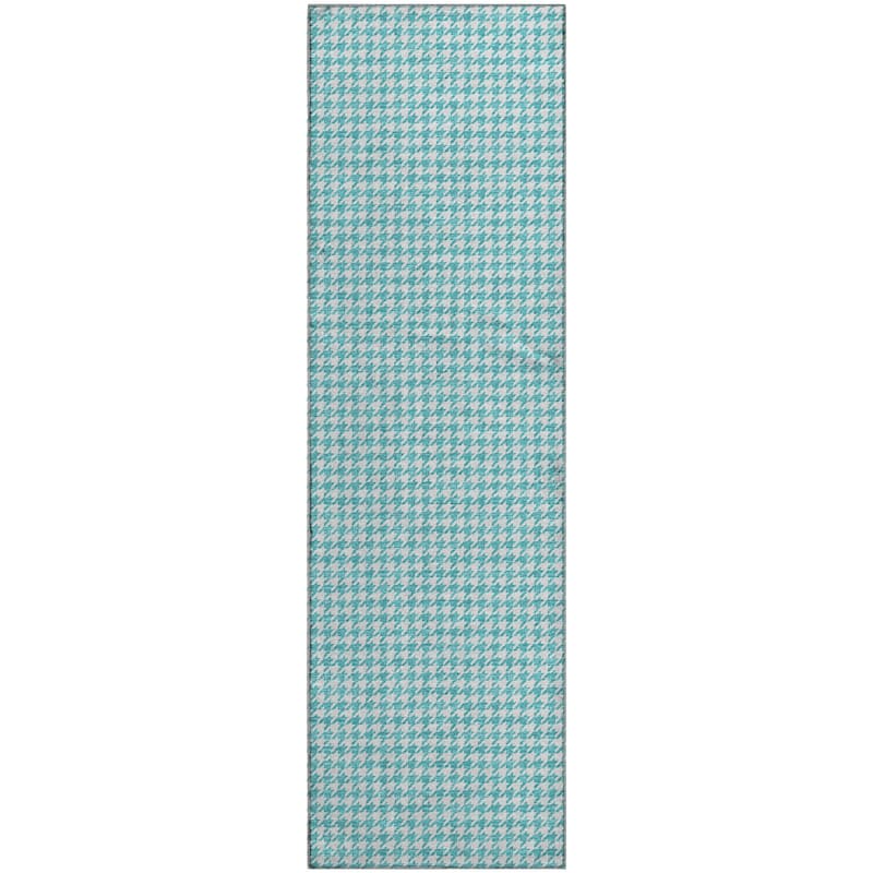 Premium Washable Super Soft Modern Houndstooth Mayfield Rug
