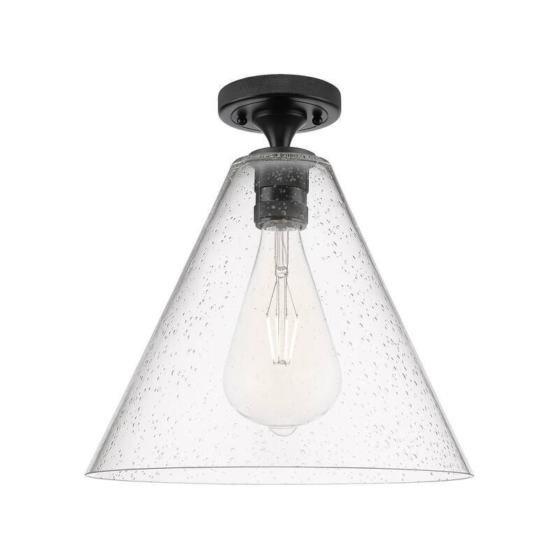 Innovations Lighting Downtown Urban - Crown Point - 1 Light 12" Berkshire Flush Mount