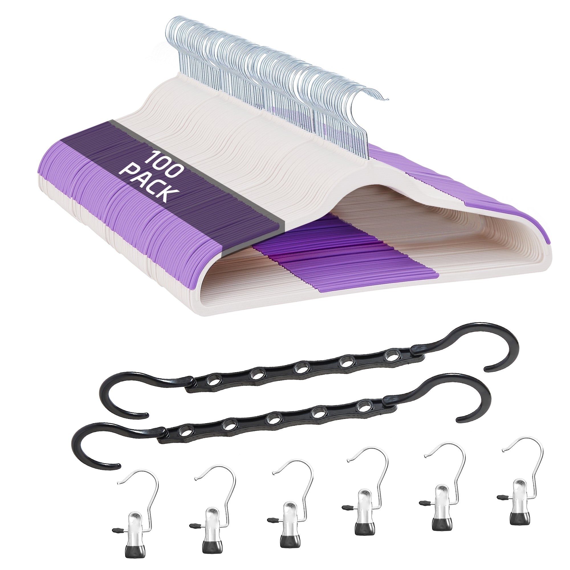 https://ak1.ostkcdn.com/images/products/is/images/direct/45fe9ef3131810552178c5478b030569f6e7b879/100-Pack-Clothes-Hangers-Plastic-Coat-Hangers-Non-Slip-Space-Saving-Swivel-Hook.jpg