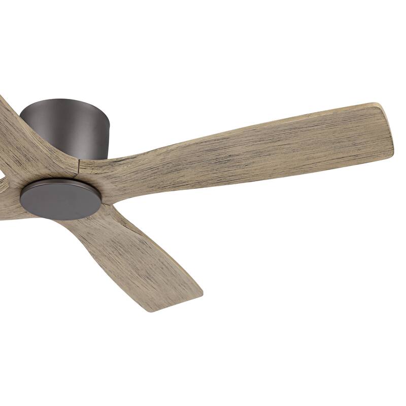 MLiAN 48" 4 Blades Indoor DC Flush Mount Ceiling Fan with Remote