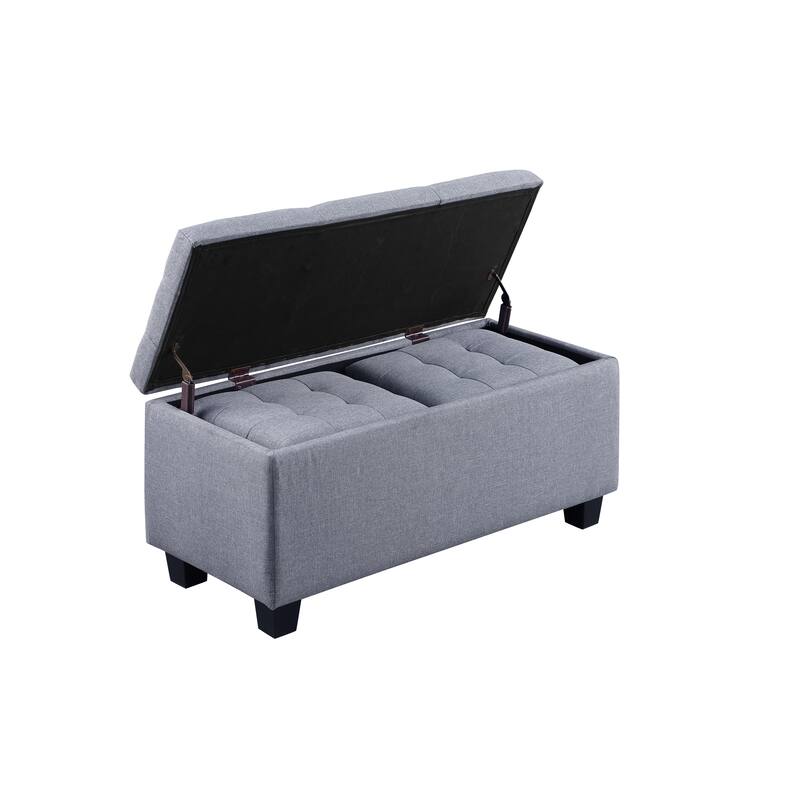 Entry Footrest Storage Bench, Lounge Bench End of Bed Bench