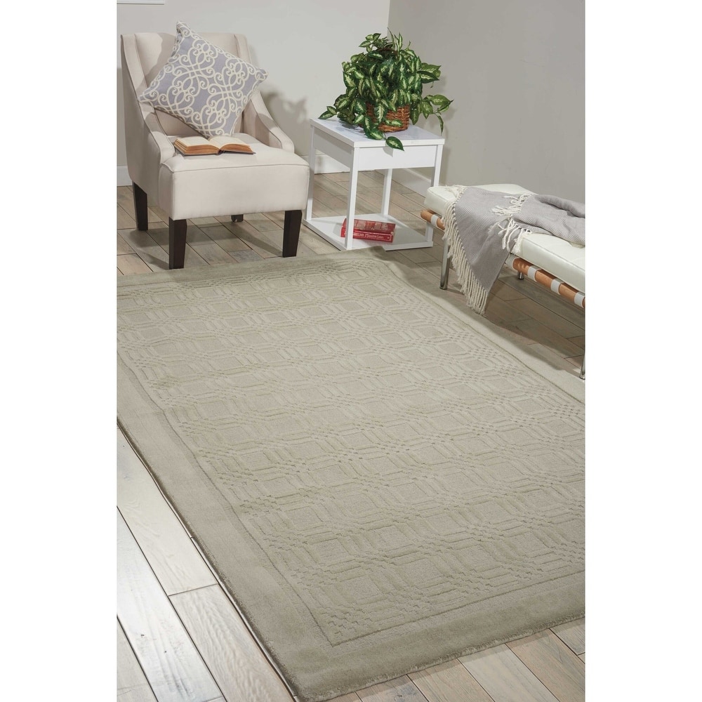 Nourison Westport Solid Geometric Area Rug