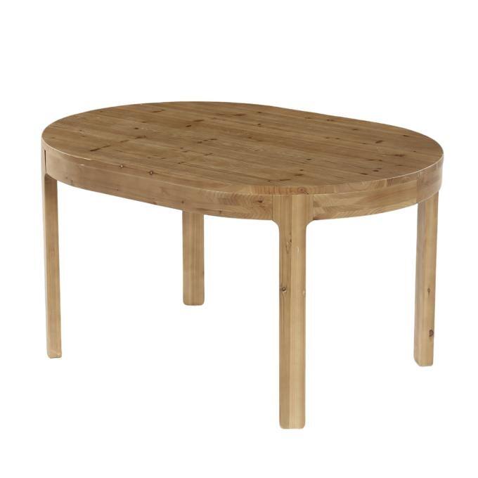 55.11" Solid Wood Oval Dining Table, Rustic Kitchen Table for 4-6