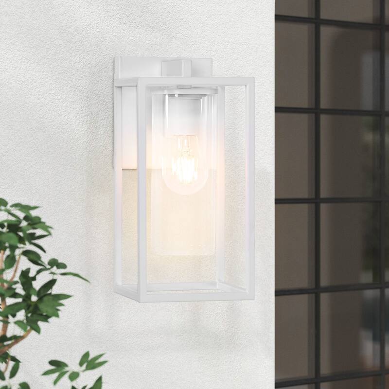 Outdoor Wall Sconce with Clear Glass