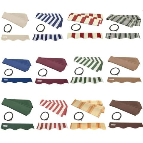 Aleko Replacement Fabric for Retractable Awning (12 x 10 ft.)
