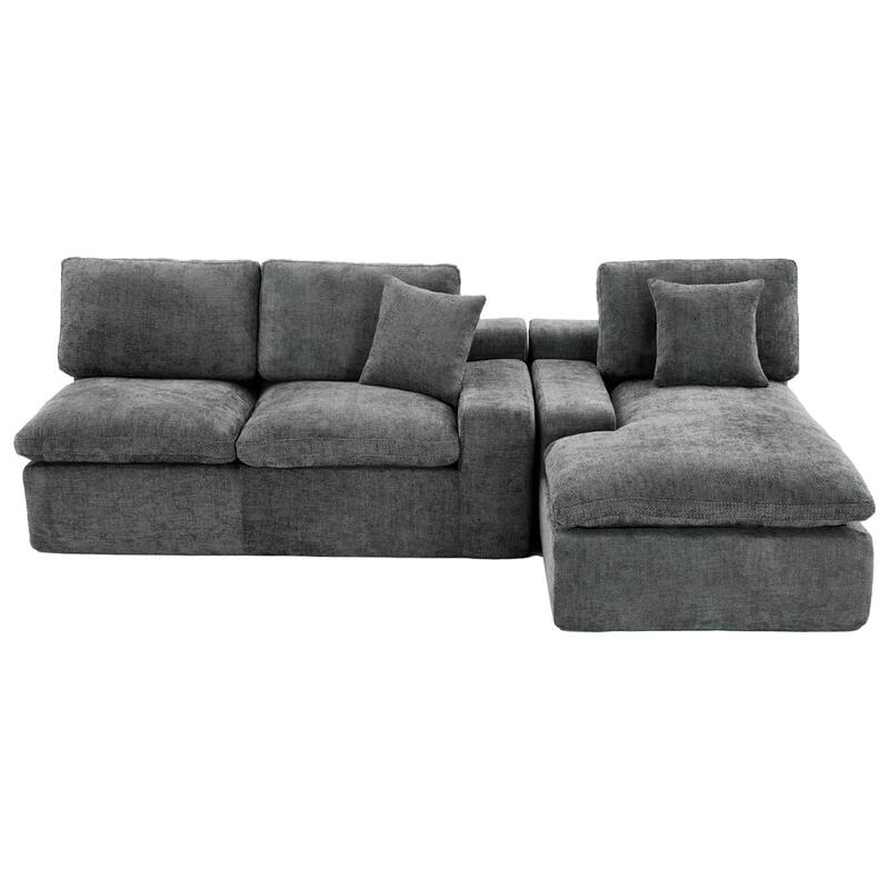 Cloud Sectional Sofa 107.9" Upholstered Sofa Couch