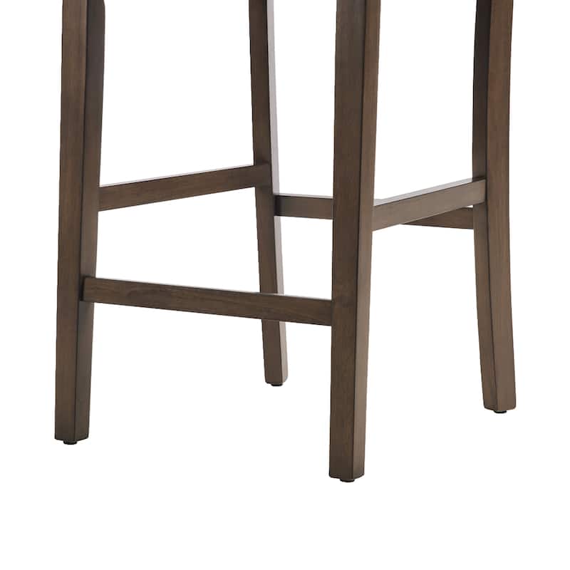 26 Inch Counter Height Bar Stools,Upholstered Bar Stools,Bar Stools Set Of 2/4/6 - 17.5"W X 20.1"D X 39.8"H