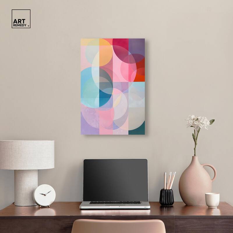 Oneiric Circles IV Canvas by Art Remedy, Gallery Wrapped