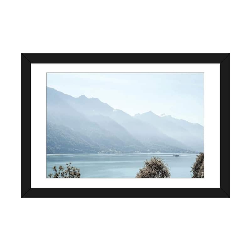 iCanvas "Lake Brienz Layers" by Henrike Schenk PFA - Black - 24x32x1