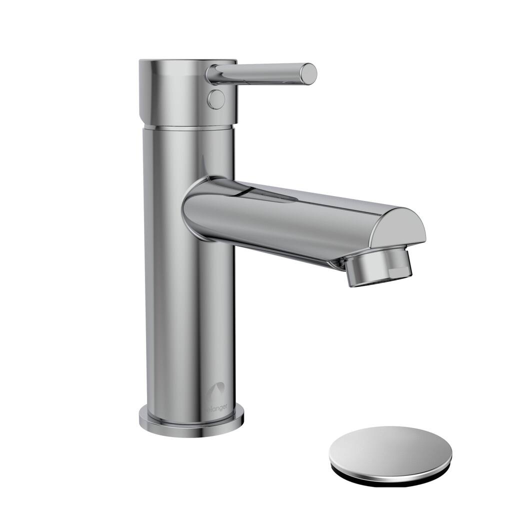 Belanger Single Handle Bathroom Faucet with Drain