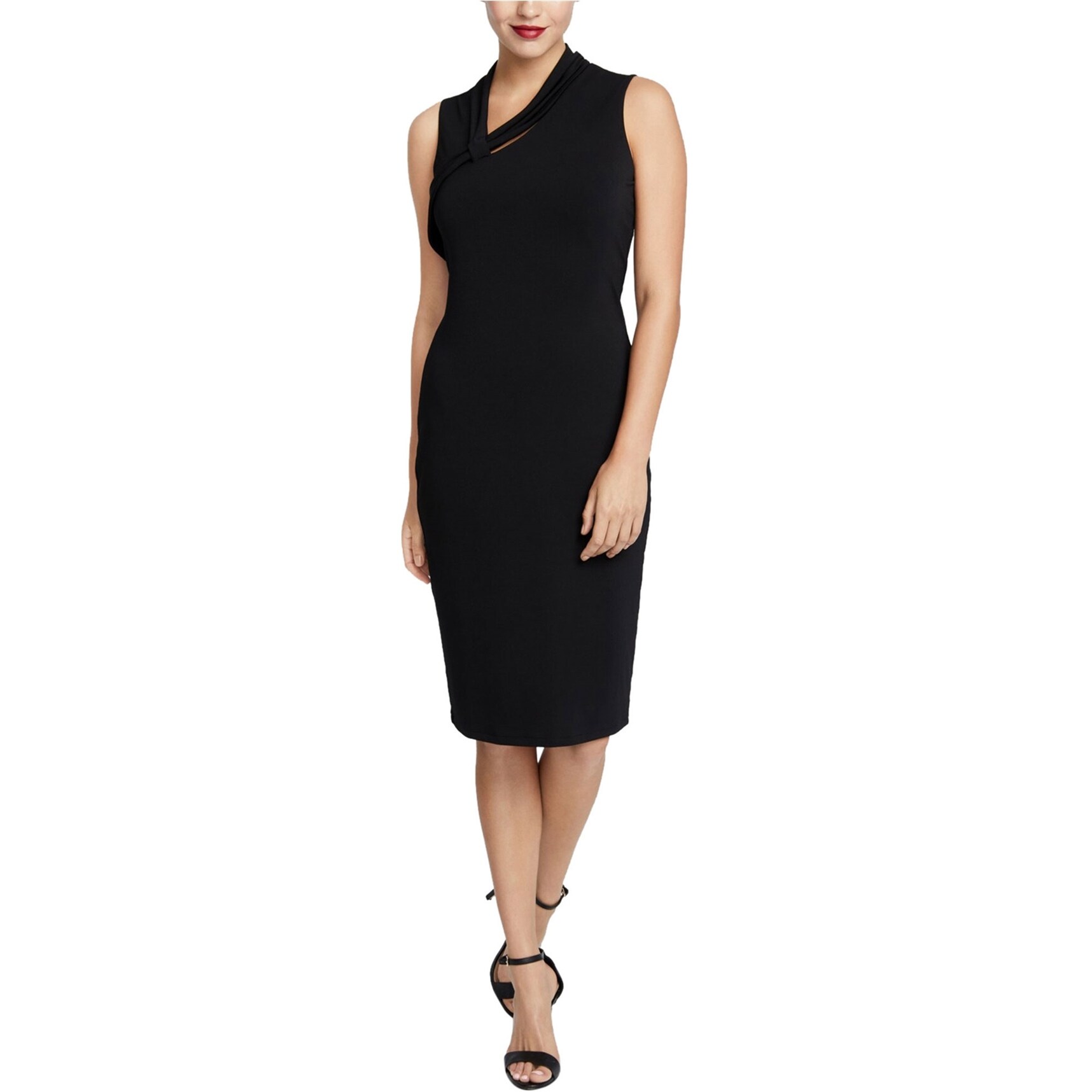 navy blue dress for baby girl Rachel Roy Womens Mixed-Ruffle Asymmetrical A-line Dress, Black, Large at  Amazon Women's Clothing store main image 1
