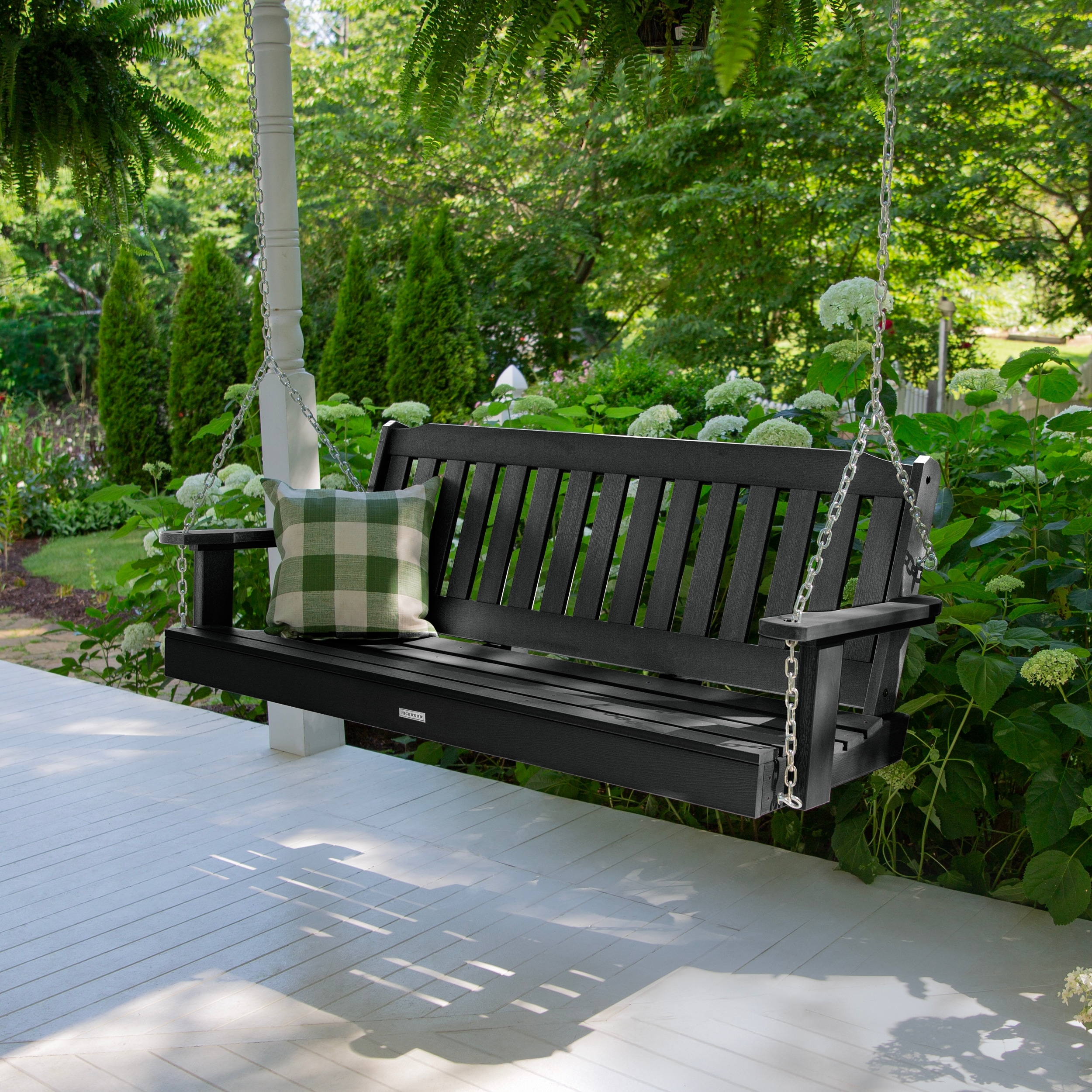 HIGHWOOD Lehigh 5-foot Eco-friendly Synthetic Wood Porch Swing
