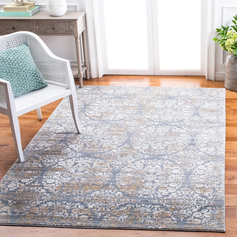 Martha Stewart by SAFAVIEH Ishilde Vintage Rug - 8' x 10' - Silver/Ivory