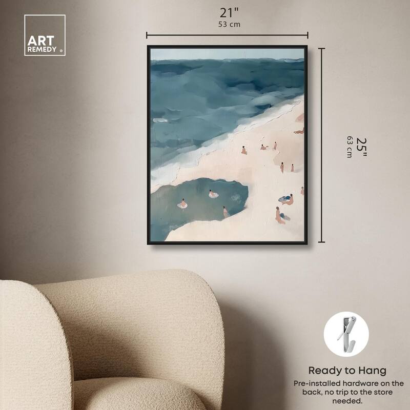 Daydreams by the Sea Canvas by Art Remedy