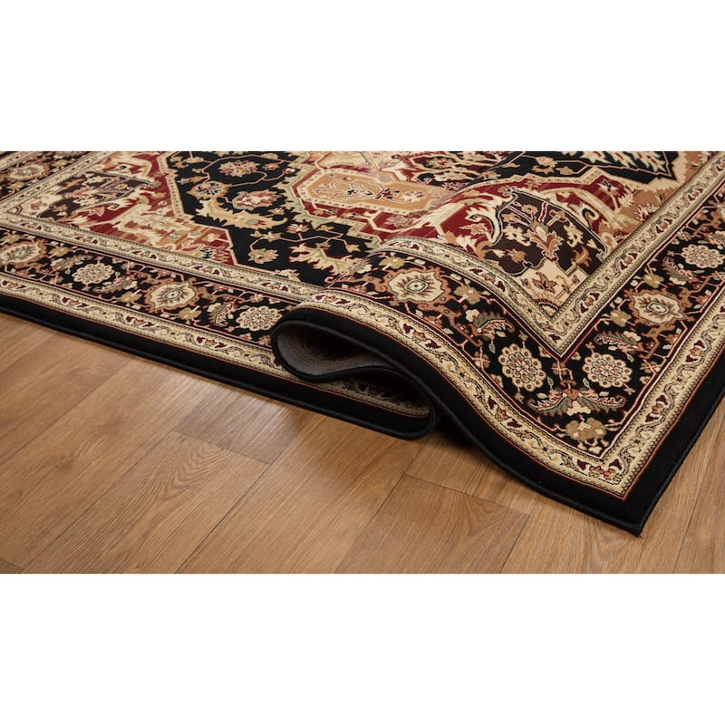 Izmir Collection Beige/Brown Transitional Floral/Botanical Area Rug