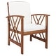 preview thumbnail 116 of 117, SAFAVIEH Fontana 4-piece Acacia Solid Wood Outdoor Conversation Patio Set