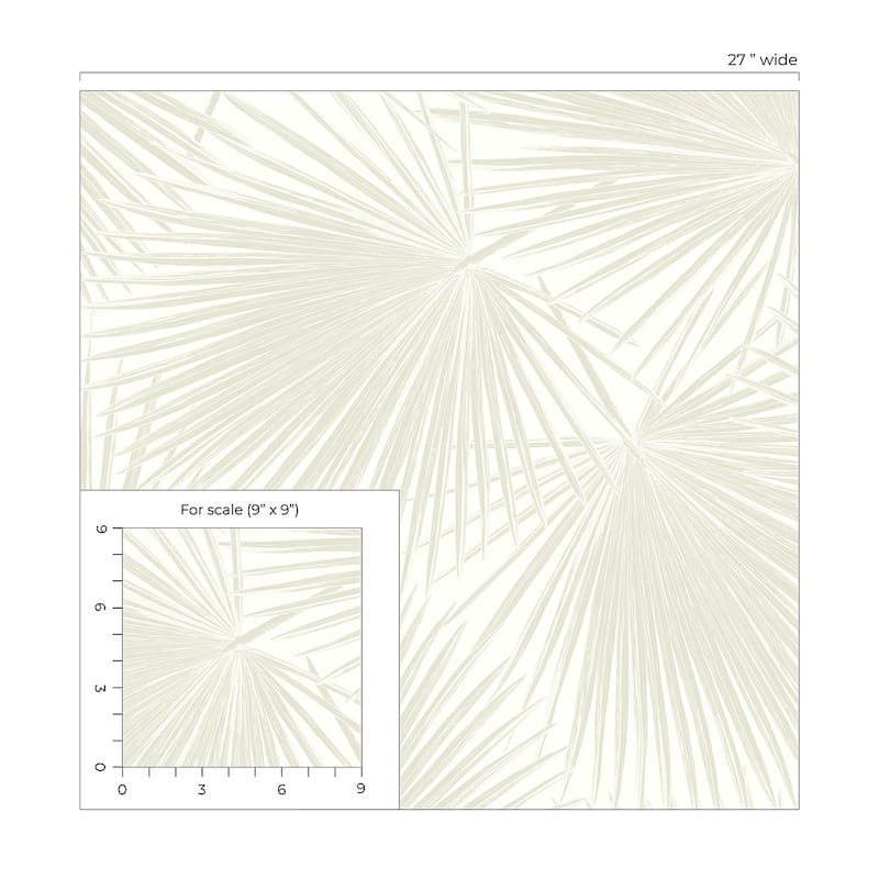 NextWall Aruba Palm Peel and Stick Wallpaper