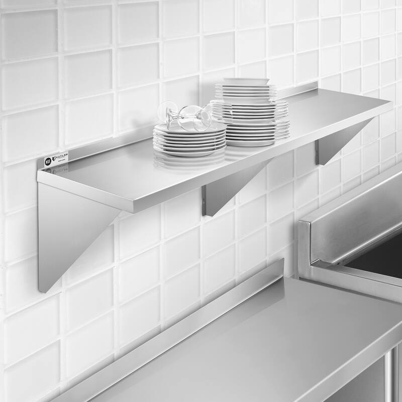 Stainless Steel Shelf NSF Commercial Kitchen Wall Shelving