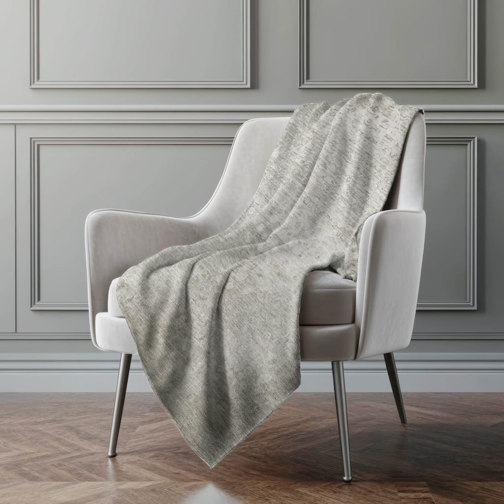 Premium Machine Washable Abstract Solid Sherpa Throw Blanket