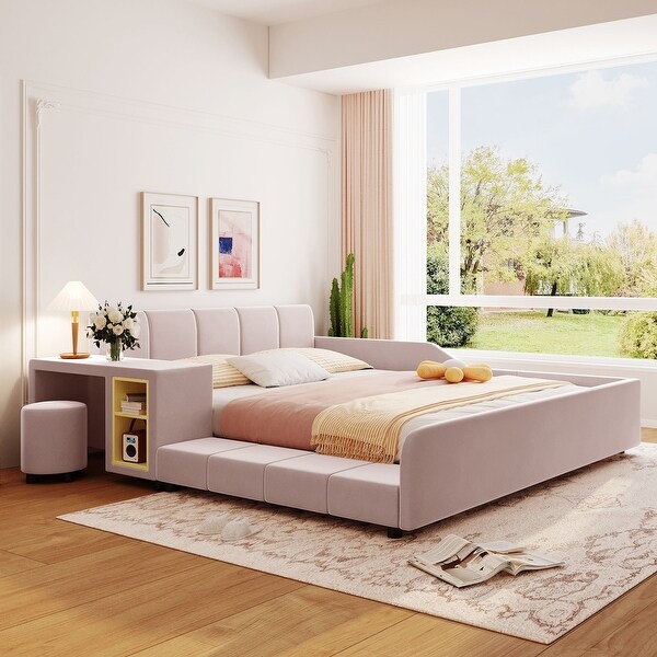 Queen size bed frame with footboard discount