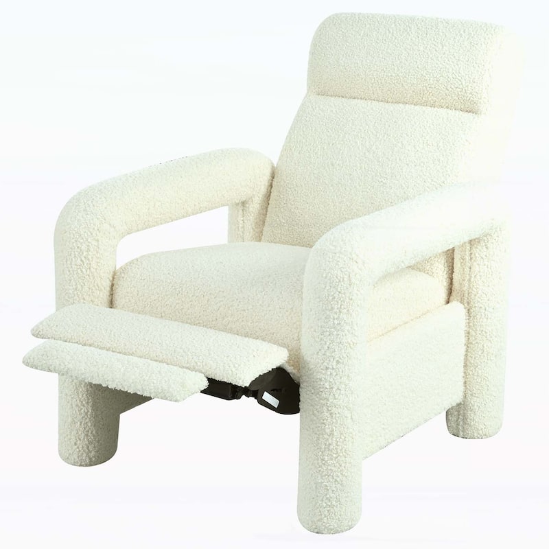 Upholstery Recliner Armchair with Adjustable Backrest for Comfortable Living Room Seating