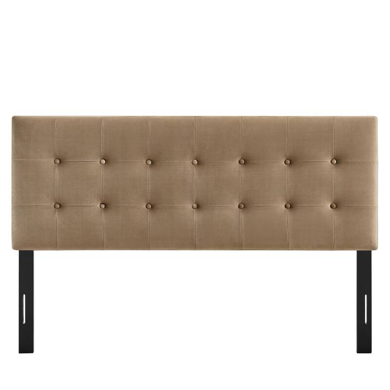 Emily Biscuit Tufted Performance Velvet Headboard