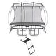 preview thumbnail 1 of 6, Springfree Trampoline Kids Oval 8 x 11Ft Trampoline & FlexrStep V2 Safety Ladder - 61