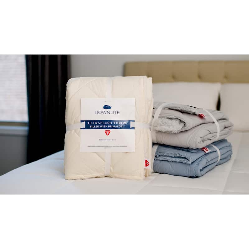 Cloud Top PrimaLoft Plush Blankets & Throws by DOWNLITE