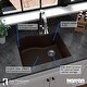 preview thumbnail 41 of 58, Karran Undermount Quartz 24 in. Single Bowl Kitchen Sink Kit