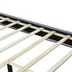 preview thumbnail 12 of 10, Queen Size Upholstered Platform Bed with Tufted Padded Headboard, Metal Wire Frame Accents, Sturdy Metal Legs