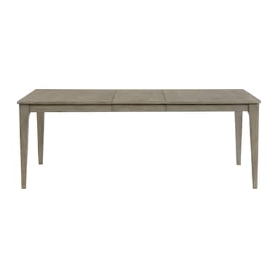 Beckett Solid Brushed White Oak 40x82 Dining Table