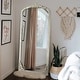 preview thumbnail 7 of 66, Arched Full-Length Solid Wood Carving Floor Mirror