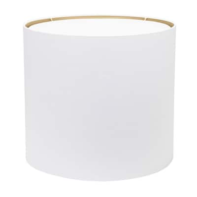 Linen Round Lamp Shade with Light Diffuser
