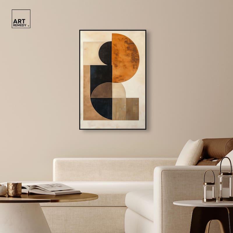Divided Circle II Canvas by Art Remedy