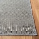 preview thumbnail 121 of 126, SAFAVIEH Handmade Flatweave Montauk Eliina Casual Cotton Rug 4' Square - Ivory/Navy - Square