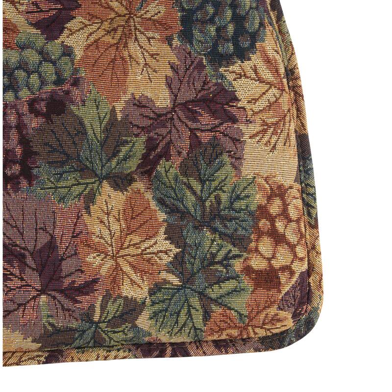 Klear Vu Multicolor Cabernet Dining Chair Cushion Set