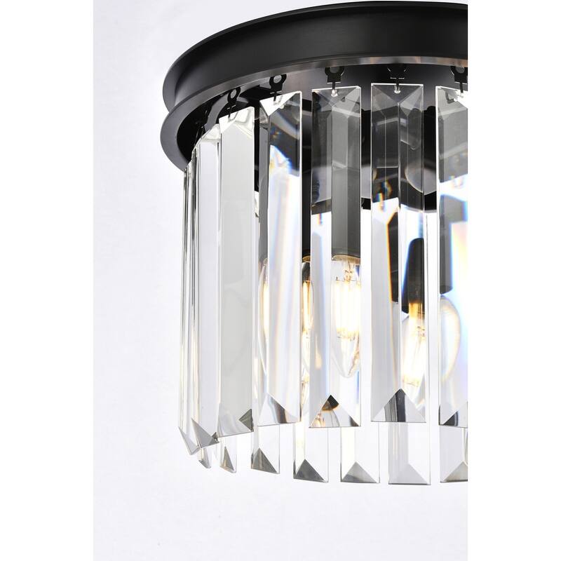 Royce Edge 3-Light Matte Black Pendant