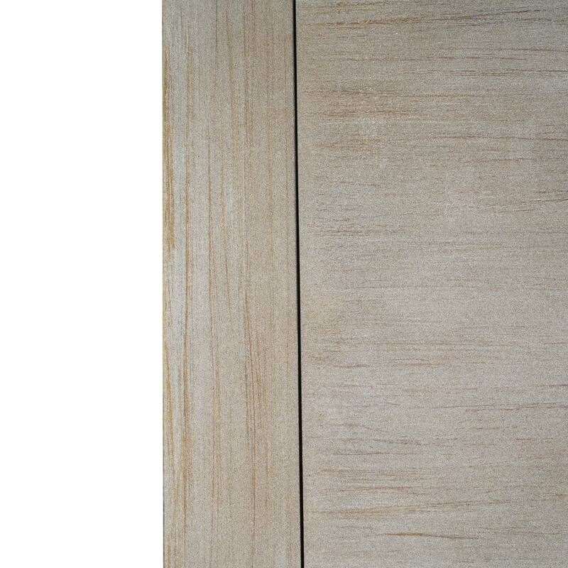 Square Coffee Table with Open Storage Shelf, Double-Tier Wooden Center Table for Living Room/Office, Classic Cocktail Table