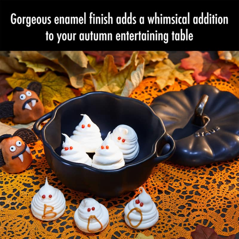 STAUB Ceramic 16-oz Petite Pumpkin Cocotte