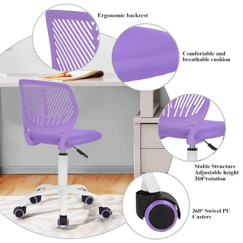 Homylin Colorful Mesh Task Chair for Teen