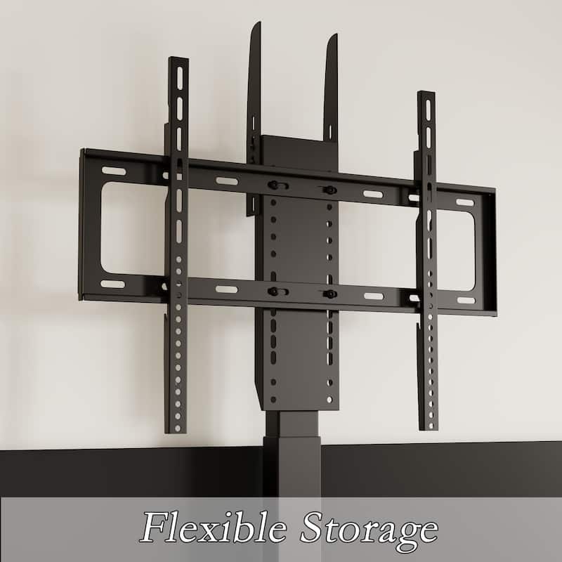 Electric Lift TV Cabinet with Remote Control Fits 50 Inch TVs Modern Media Console