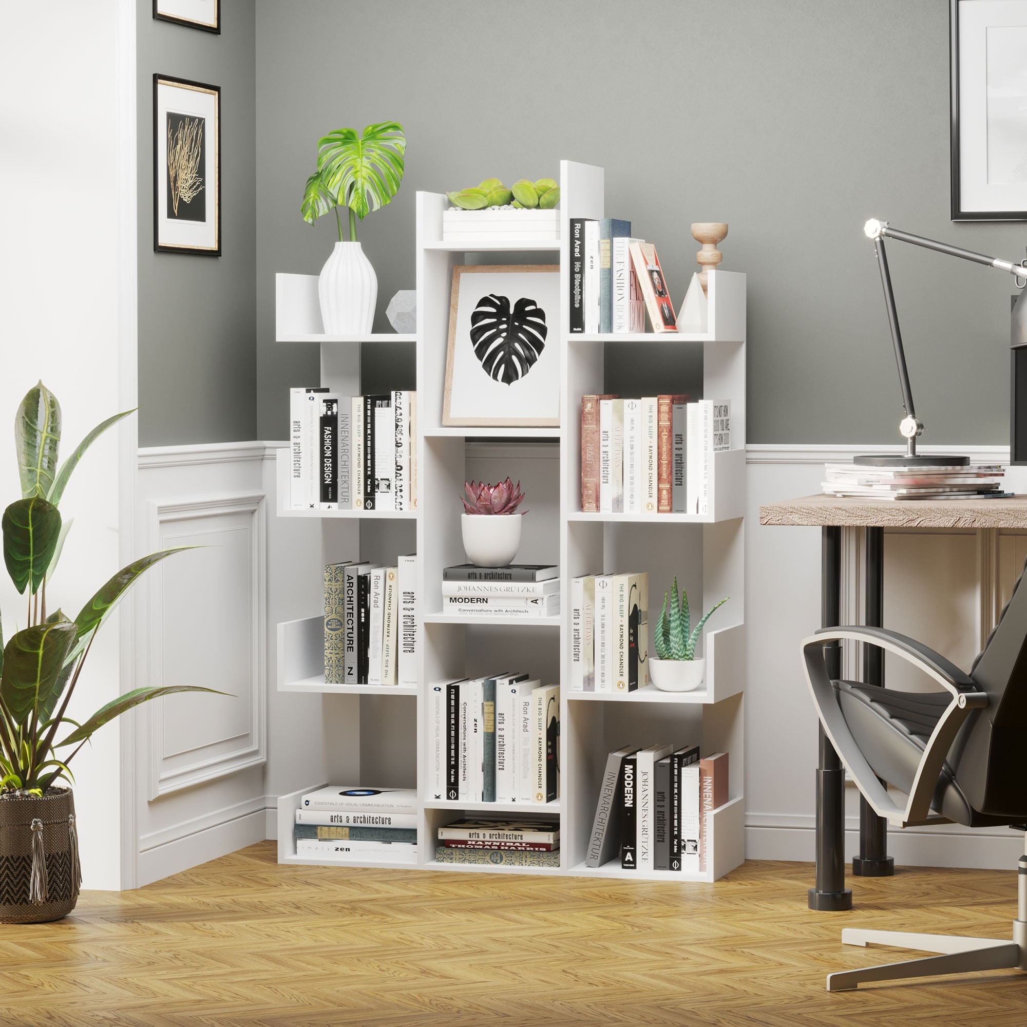 Freestanding bookshelf best sale