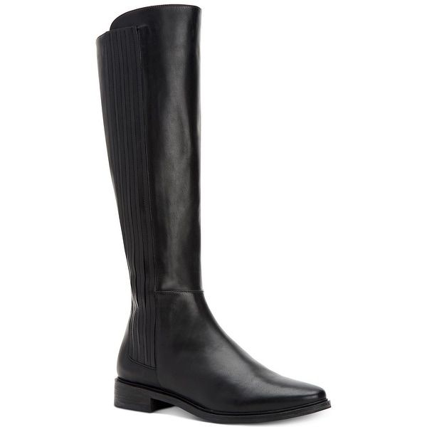 Calvin Klein Womens Finley Leather